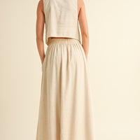 Maxi Linen Skirt