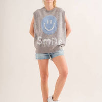 Smile For Me Knit Vest