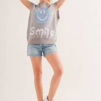 Smile For Me Knit Vest