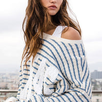 Texas Graphic Stripe Sweatshirt