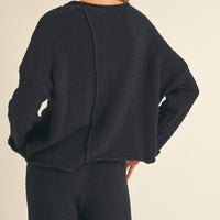 Asymmetric Cut Sweater Top