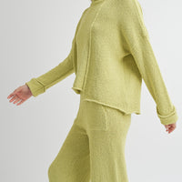 Asymmetric Cut Sweater Top