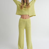 Asymmetric Cut Sweater Top