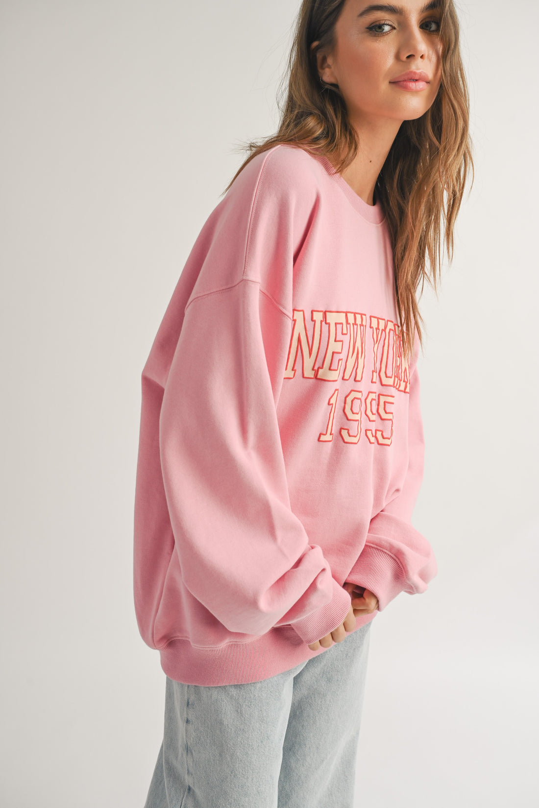 New York Pink Sweatshirt