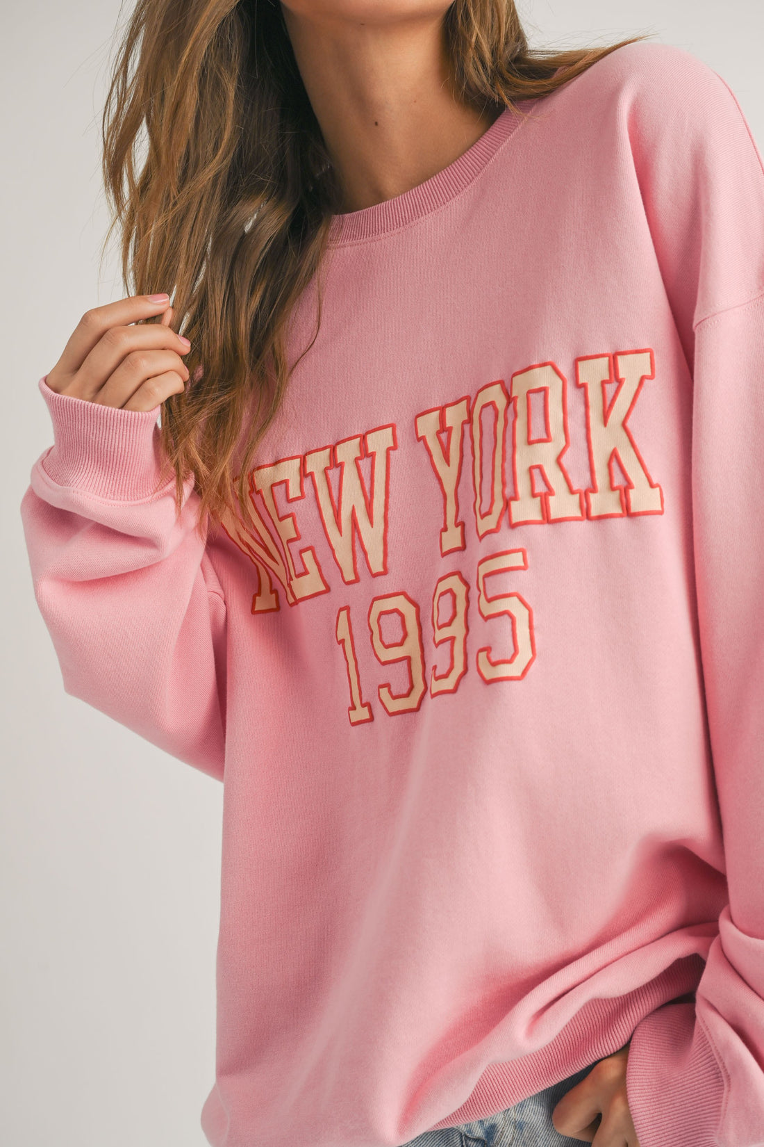 New York Pink Sweatshirt