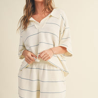 Comfy Knitted Collar Top