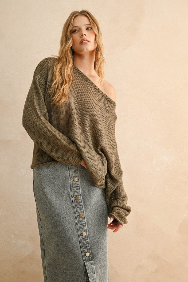 Light Weight Loose fit Knit Top
