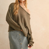 Light Weight Loose fit Knit Top