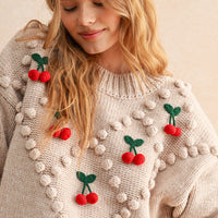 Sweet Cherry Pop Knit