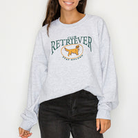 Embroidered Retriever Club Sweatshirt