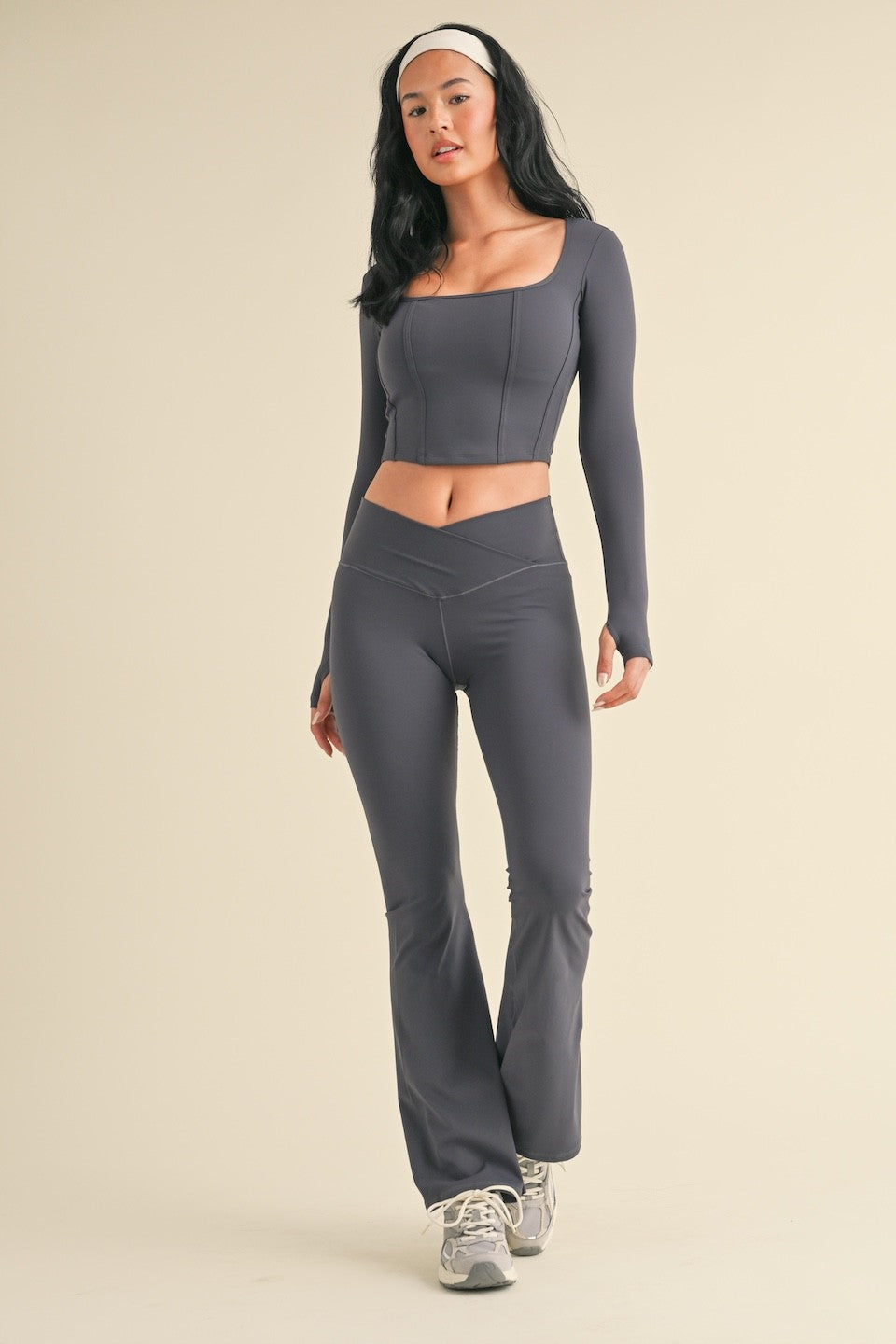 Long Sleeve Corset Top