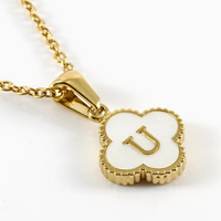 Clover Initial Necklace