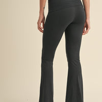 Soft Knit Foldover Flare Leggings