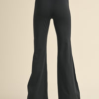 Ruched Waist Flare Leggings