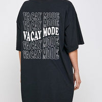 Vacay Mode Vintage Graphic Oversized Tee