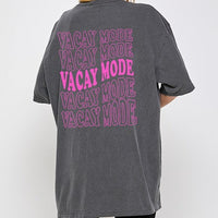 Vacay Mode Vintage Graphic Oversized Tee