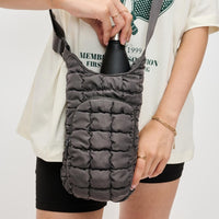 Quilted Puffer Water Bottle Crossbody