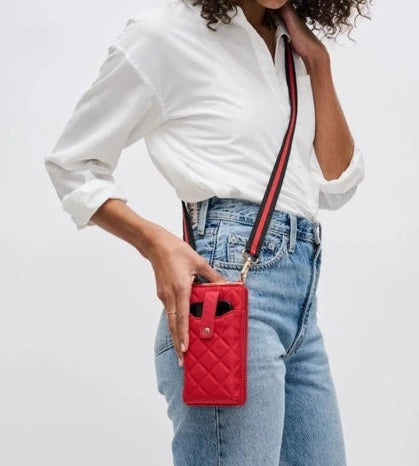 Quilted Cell Phone Crossbody